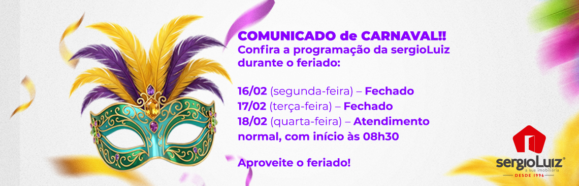 Informamos que estaremos em Férias Coletivas a partir de 22/12/2025, retornamos às atividades no dia 04/01/2026 a partir das 8h30